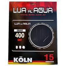 ABRASIVO -D- LIJA AL AGUA - 'KOLN' F 1500 - LIJA AL AGUA - Ptes. 15 Unid.