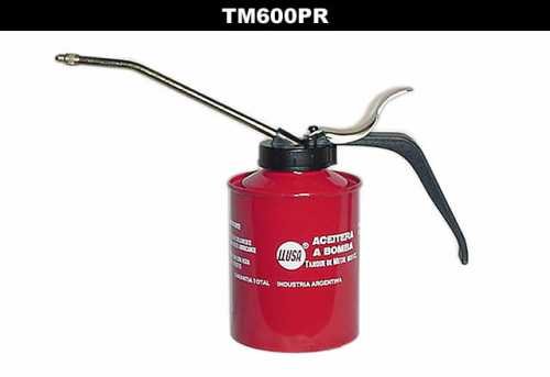 ACEITERAS CON BOMBA 600 cc. 'LLUSA' - T/METAL - P/RIGIDO