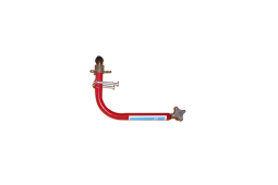 BARRALES PARA GARRAFAS DE GAS 5/8 x 0.20 Mts. - CON LLAVE