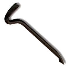 BARRETAS SACACLAVOS DE ACERO FORJADO EG 400 x 19 mm.