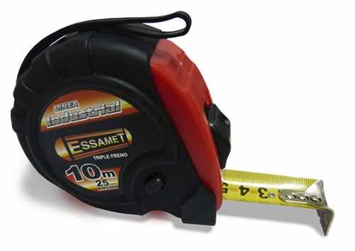 CINTAS METRICAS TRIPLE FRENO 10 Mts x 25 mm. - 'ESSAMET'
