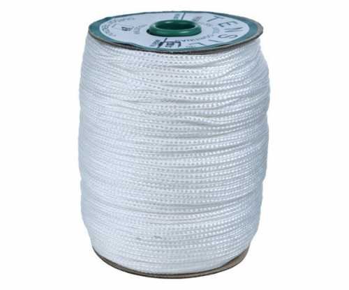 CORDON TRENZADO PARA RIELES CORTINA 2.1/2 mm. - Rollo 200 mts.