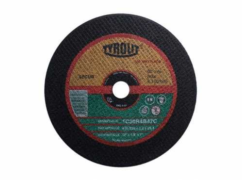 DISCOS DE CORTE - C - C/ DEPRIMIDO TYROL SE - 4.5'' x 3,2 mm. - CARBURO SILICIO