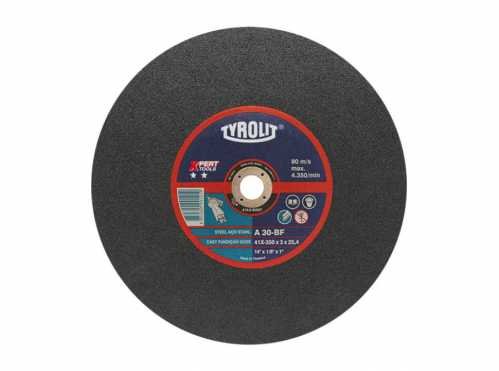DISCOS DE CORTE - A - PLANOS TYROLIT XP - 12'' x 3.0 x 25 mm.- OXIDO ALUMINIO