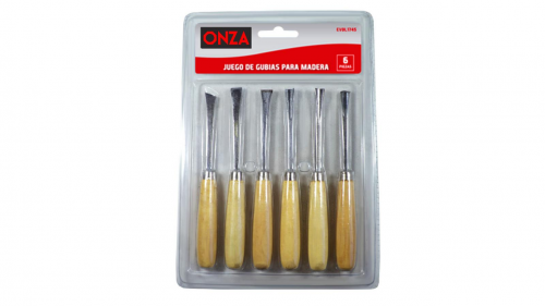 GUBIAS PARA MADERA Nº 1745 - GUBIAS PARA MADERA EN JUEGO x6
