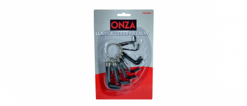 LLAVES TIPO ALLEN Nº 0045 - 10 PIEZAS Pulg - HEXAGONALES