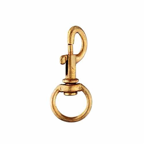 MOSQUETONES DE BRONCE N° 325 - Diam. 22 mm. -  Largo 60  mm.