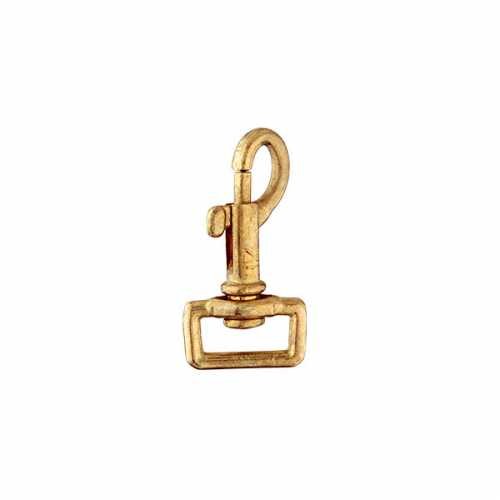 MOSQUETONES DE BRONCE N° 322 - Paso  22 mm. -  Largo 60  mm.