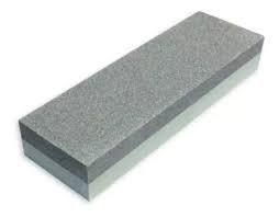 PIEDRAS DE AFILAR CUADRILONGAS 20 x 5 x 4.5 cms - NAT. - DOBLE FAZ