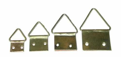 SOPORTES PARA CUADROS N° 1 - TRIANGULOS (Bolsita 200 unidades)