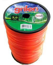 TANZAS DE NYLON PARA BORDEADORAS 3,0 mm. REDONDA - ' GRILLON '