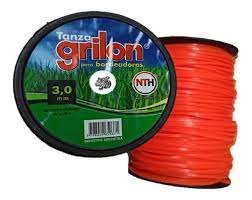 TANZAS DE NYLON PARA BORDEADORAS 3,0 mm. CUADRADA - ' GRILLON '